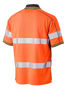 Picture of Bisley Taped Two Tone Hi Vis Polyester Mesh Short Sleeve Polo Shirt BK1219T