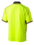 Picture of Bisley Two Tone Hi Vis Polyester Mesh Short Sleeve Polo Shirt BK1219