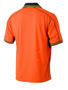 Picture of Bisley Two Tone Hi Vis Polyester Mesh Short Sleeve Polo Shirt BK1219