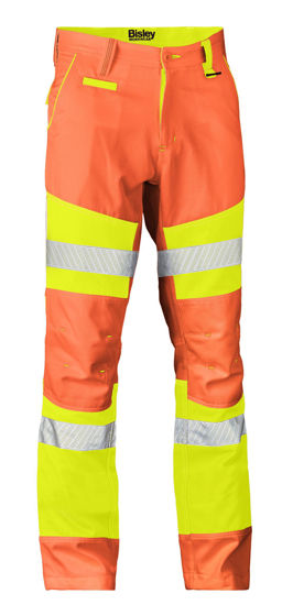 Picture of Bisley Taped Biomotion Double Hi Vis Pant BP6411T