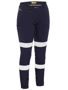 Picture of Bisley Women's Taped Cotton Cargo Cuffed Pants BPL6028T