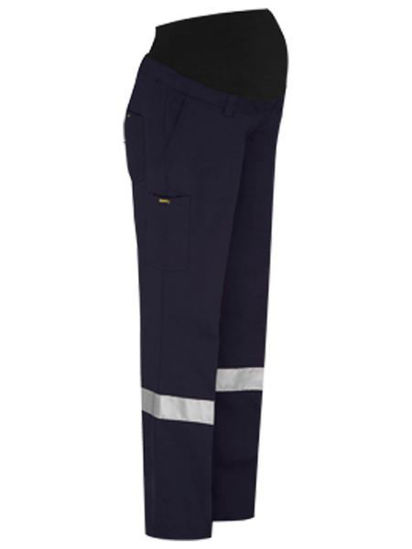 Picture of Bisley Women's Taped Maternity Drill Work Pants BPLM6009T