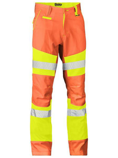 Picture of Bisley Taped Biomotion Double Hi Vis Pants BP6411T