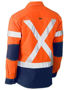 Picture of Bisley Flx & Move™ X Taped Hi Vis Utility Shirt BS6177XT