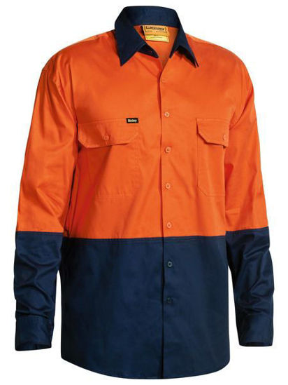 Picture of Bisley Hi Vis Cool Lightweight Shirt (4X Pack) BS68954P