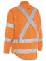 Picture of Bisley X Taped Biomotion Hi Vis Cool Lightweight Drill Shirt BS6166XT