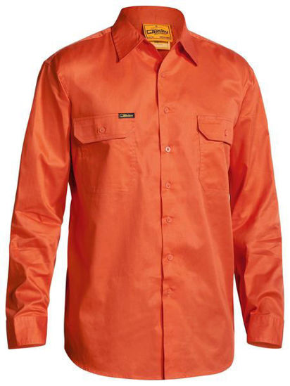 Picture of Bisley Hi Vis Cool Lightweight Drill Shirt BS6894