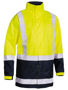 Picture of Bisley Taped Hi Vis Recycled Rain Shell Jacket BJ6766T