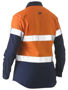 Picture of Bisley Recycle Women's Taped Two Tone Hi Vis Drill Shirt BL6996T