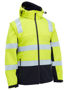 Picture of Bisley Taped Two Tone Hi Vis 3 in 1 Soft Shell Jacket BJ6078T