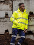 Picture of Bisley Taped Hi Vis Heated Jacket with Hood BJ6842T