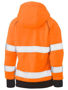 Picture of Bisley Women's Taped Hi Vis Fleece Zip Front Hoodie with Sherpa Lining BKL6819T