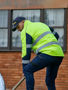 Picture of Bisley Taped Hi Vis Puffer Jacket with Stand Collar BJ6829T