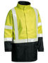 Picture of Bisley 3M Taped Two tone Hi Vis Anti Static Wet Weather Jacket BJ6963T