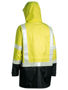 Picture of Bisley 3M Taped Two tone Hi Vis Anti Static Wet Weather Jacket BJ6963T