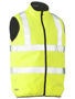 Picture of Bisley Taped Hi Vis Reversible Puffer Vest BV0330HT