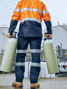 Picture of Bisley Apex 185 Taped Hi Vis FR Ripstop Vented Shirt BS8438T