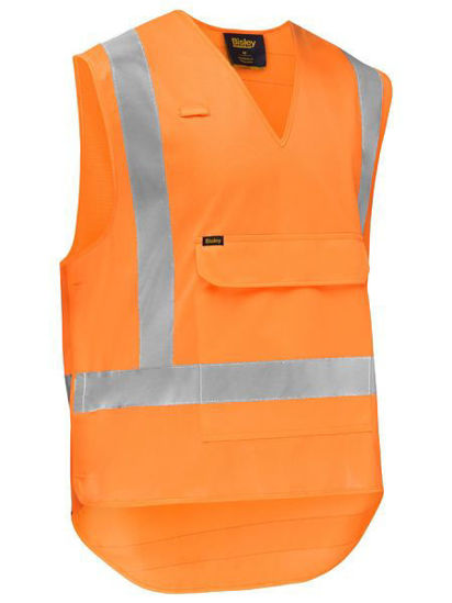 Picture of Bisley X Taped Hi Vis Detachable Safety Vest BV0440XT