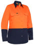 Picture of Bisley Women's Cool Lightweight Hi Vis Drill Shirt BL6895