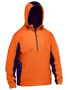 Picture of Bisley Hi Vis Liquid Repellent Fleece Hoodie BK6571