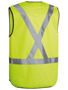 Picture of Bisley Taped X Back Hi Vis Vest BT0347